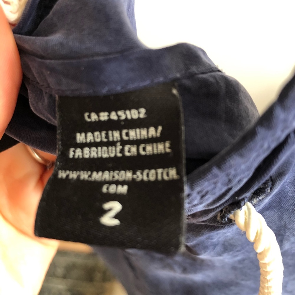 ❗️SOLD❗️Maison Scotch Silk Sailor Dress - Picture 6 of 7